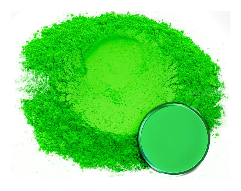 Eye Candy Pigments Premium Mica Powder - UFO Green (50gr) - for Epoxy, Resin, Soap, Paint, Woodworking, Acrylic Pouring, Bath Bombs, Fishing Lures - DIY Arts and Crafts Additive - Image 5